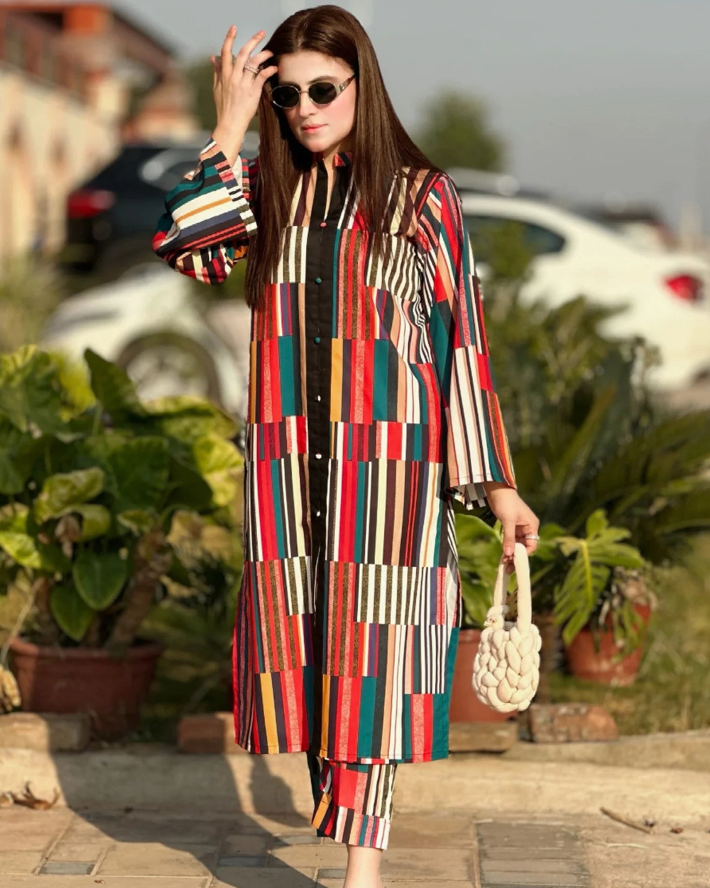 Multi Color Stylish Dress