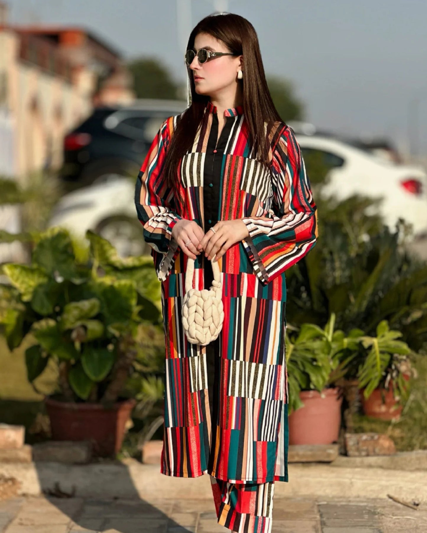 Multi Color Stylish Dress