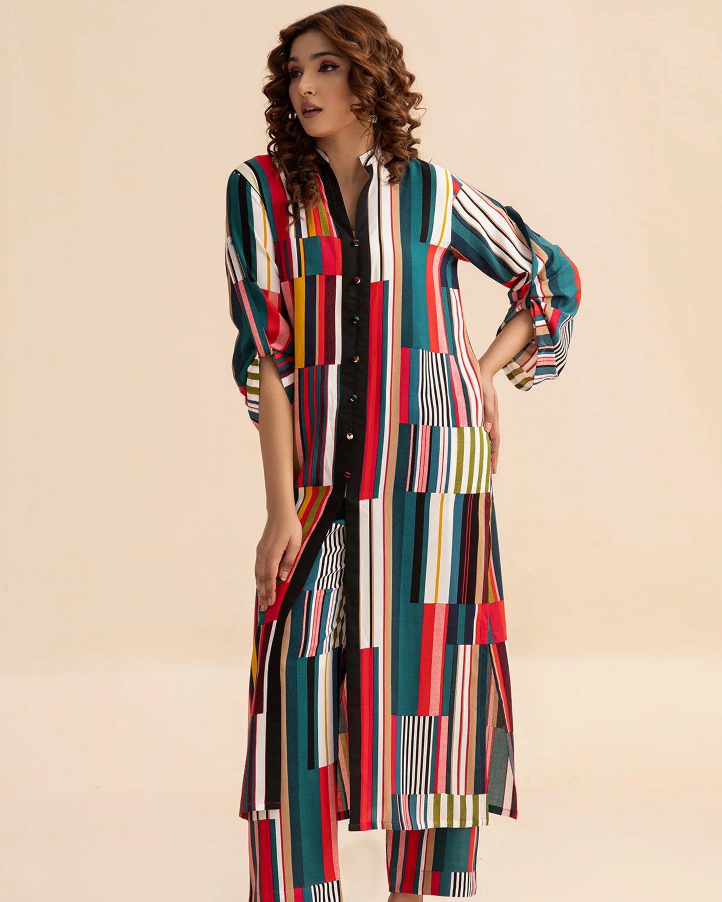 Multi Color Stylish Dress