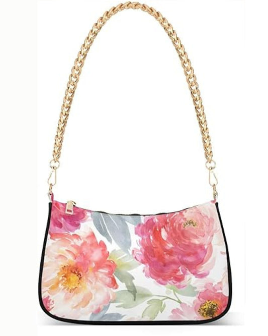 Flowers Shoulder Bag for Women